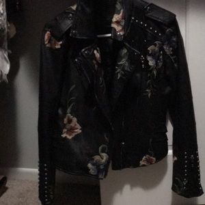 Faux leather jacket